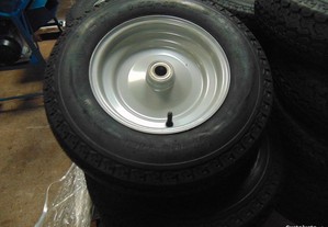 Roda de pneu com rolamentos 4.50 x 10c 4 telas (Gr
