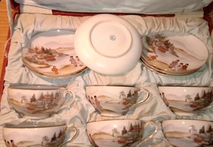 chávenas chá antigas,porcelana oriental,marcadas
