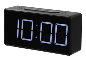 Relógio despertador digital com termómetro