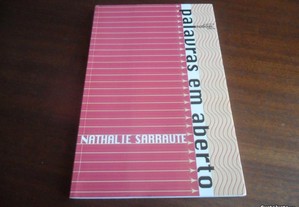 "Palavras em Aberto" de Nathalie Sarraute