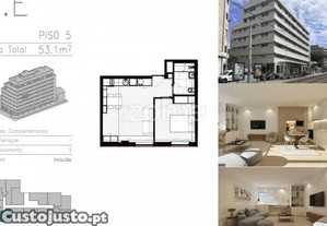 Apartamento T1 Em Matosinhos Sul