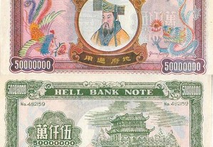Notas (fantasia) - - - - - Hell Bank Notes..(a)