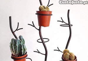 Árvore Ferro Suporte Vasos Plantas Jardim Horta Suspensa