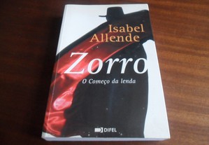 "Zorro, o Começo da Lenda" de Isabel Allende - 1ª Edição de 2005