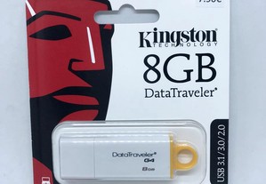 Pen USB Kingston 8GB - DataTraveler G4-Novo/selado