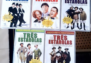 Colecção 5 Filmes em DVD: Os Três Estarolas - NOVOS! SELADOS!
