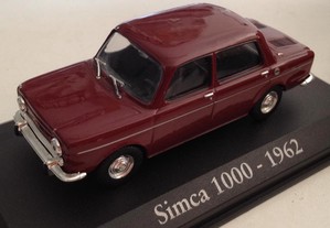 * Miniatura 1:43 Low Cost SIMCA 1000 Ano 1962