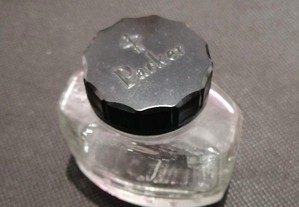 Frasco vidro da tinta permanente das canetas de aparo PARKER