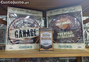 Vários artigos colecionáveis Harley Davidson
