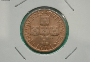 173 - República: XX centavos 1961 bronze, por 5,00