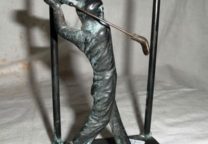 Estatueta Golfista Bronze