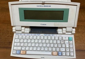 máquina de escrever/impressora eletrónica Canon starwriter jet 300