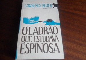 "O Ladrão que Estudava Espinosa" de Lawrence Block - 1ª Edição de 2011