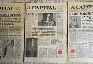 Jornais históricos A CAPITAL - 1968 e 1985