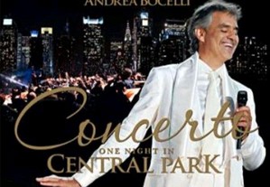 CD + DVD em formato de "livro" Andréa Bocelli no Central Park