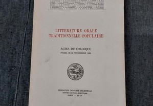 Litterature Orale Traditionnelle Populaire-1987