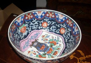 Centro mesa / Taça porcelana chinesa relevada