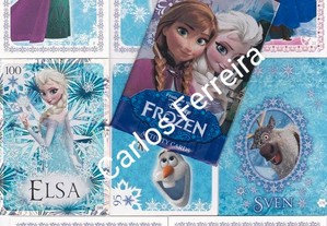 Cartas Frozen Disney Activity Cards / Topps (2014)
