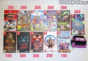 10 Jogos Nintendo Switch | Mario , Sonic, Mortal Kombat Ler descrição*