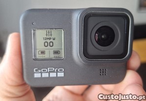 Action Cam Gopro Hero 8 Black com muitos acessórios