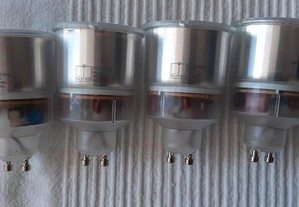 4 lâmpadas economizadoras gu10