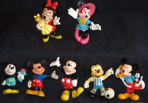 Bonecos Pvc Vintage Minnie e Mickey