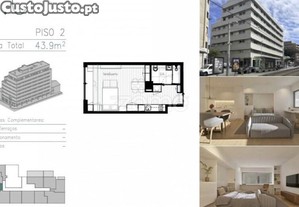 Apartamento T0 Em Matosinhos Sul