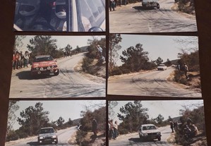Lote de 6 fotos de Rallye anos 80 Portugal