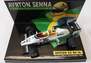 Ayrton Senna teste F1 Williams 1983 Minichamps