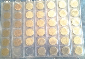 Coleccoes moedas completas 50 centavos