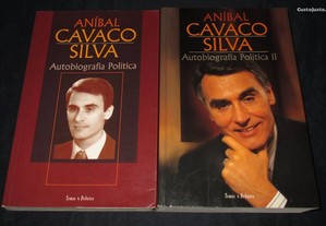 Livros Autobiografia Política I e II Aníbal Cavaco