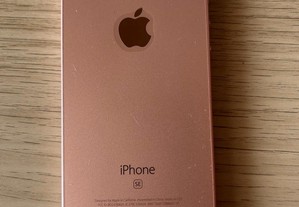 iPhone SE, em bom estado, não quebrado. Cor de rosa.