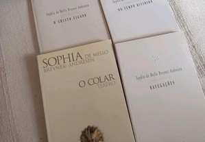 Quatro livros de Sophia de Mello Breyner Andresen