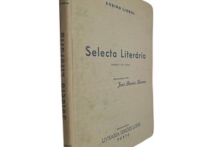 Selecta literária (Parte I - 3.º ano) - José Pereira Tavares