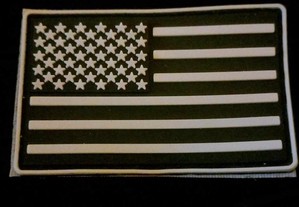 Bandeira USA EUA Estados Unidos America velcro para colar em mochilas roupas malas