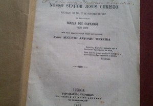 Augusto António Teixeira-Panegyrico dos Passos de N. Senhor Jesus Christo-1867 Assinado