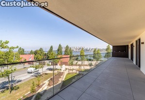 Apartamento T3 com vista Rio e Mar, Varanda de 50m