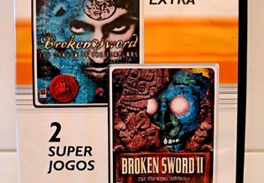 2 Jogos PC " Broken Sword 1 & 2 " ( Ler descrição