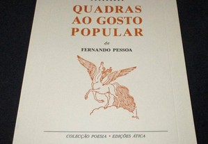 Livro Quadras ao gosto popular Fernando Pessoa Ática