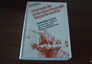 Manual de Psicopedagogia Experimental de Antoine Léon, Jacquelone Cambon, Max Lumbroso