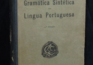 Livro Gramática Sintética da Língua Portuguesa Cândido de Figueiredo 1928