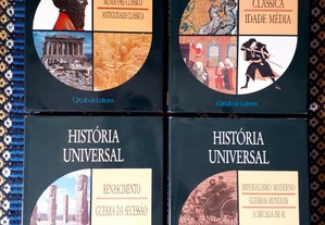 História Universal - Volumes 1 a 4