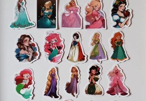 25 bonitos stickers Princesas