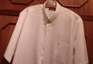 Camisa branca, manga custa, clássica - Yves Dorsey - Tam. XL - Como Nova