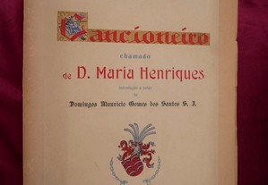 Cancioneiro chamado de D. Maria Henriques