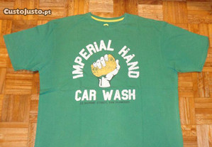 T-shirt de homem verde Cedarwood State