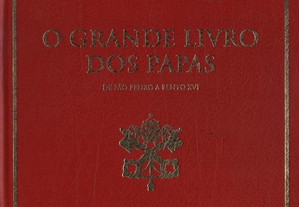 Livro O Grande Livro dos Papas - encadernado
