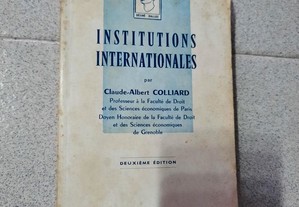 Institutions Internationales (portes grátis)