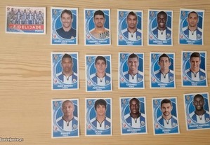 16 cromos jogadores do FCP, Futebol Clube do Porto época 2014 / 15 Edição da Panini