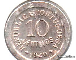 10 Centavos 1920 - bela/soberba